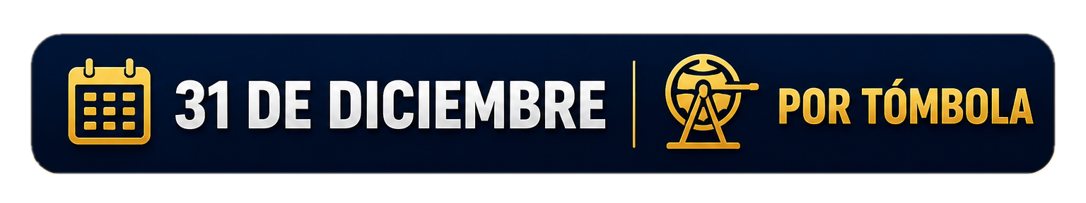 31 de diciembre, por tómbola